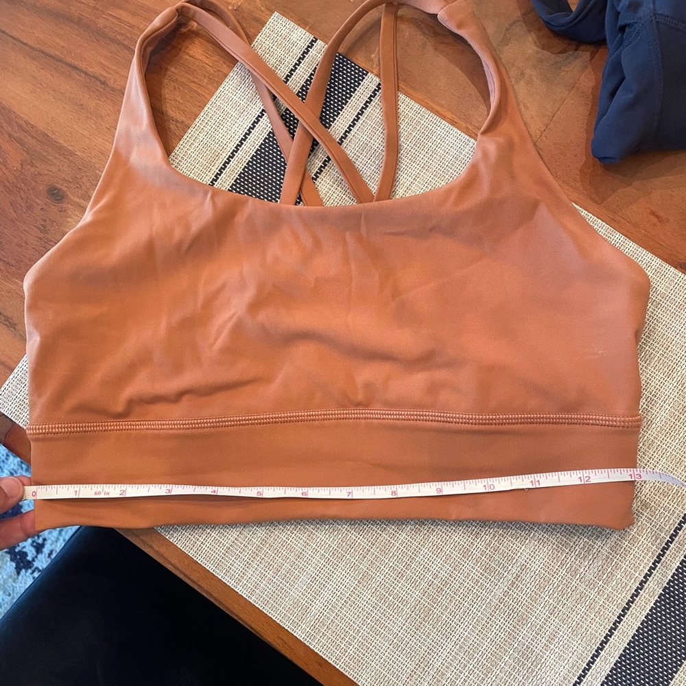 Lululemon longline energy bra 8